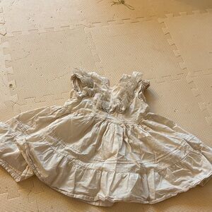 Charming Cream Kids Dress